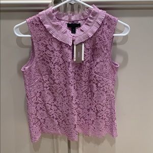 J. crew never worn lilac lace blouse